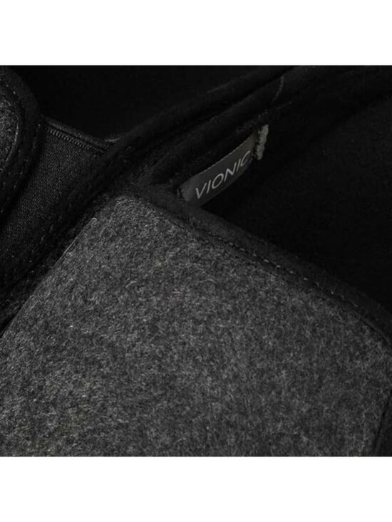 Vionic Unwind Clog Slipper Mens 10.5 Black Wool Arch Support Mule House Shoe main image 8